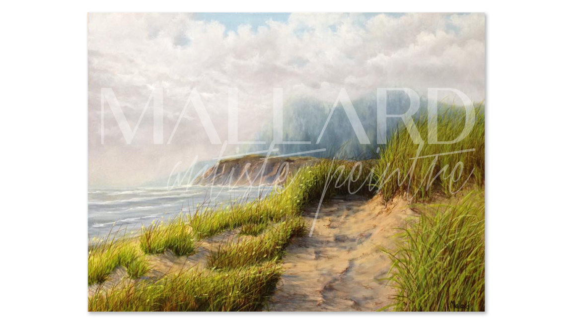 Oregon-huile-toile-24x18 Mallard Oregon Oil on canvas