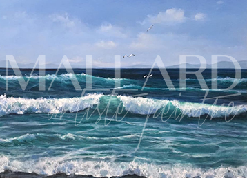 Taking-Flight-huile-toile-358x259 Mallard - Taking Flight